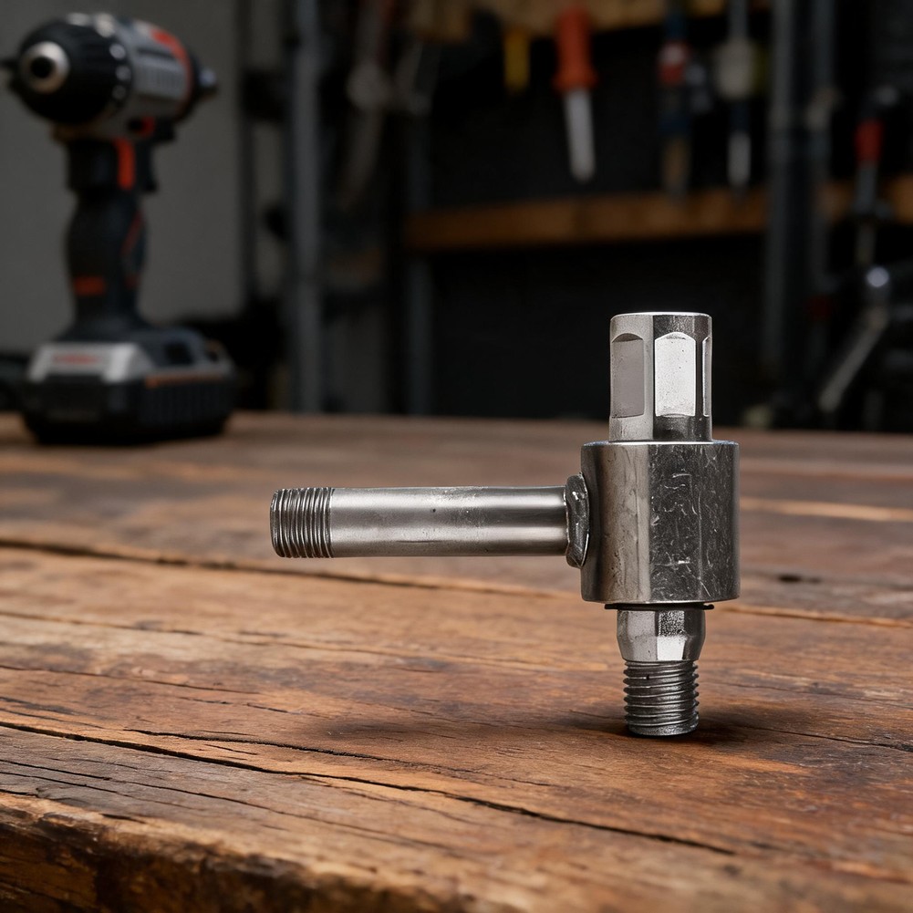 Reciprocating Saw Attachment Drill - Injectieadapter Metalen waterschroefverbinding voor waterboorinstallatie Koelingsaansluiting
