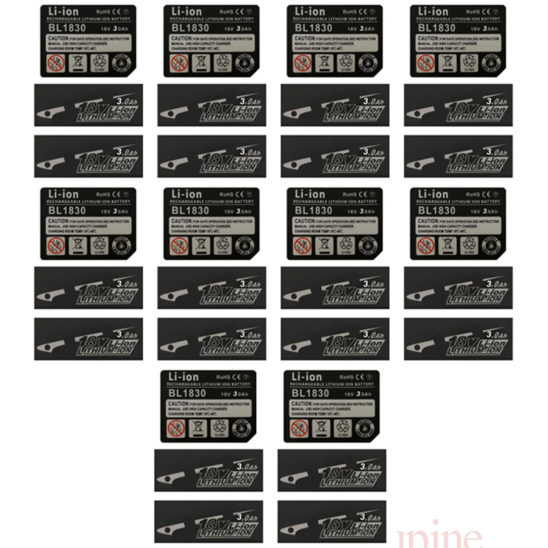 10 Sets BL1830 Tag Li-Ion Batt - Brushless Cordless Electric Drill 18V recensie en prijs