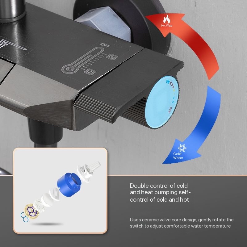 Grijs chroom badkamer douchekr - Plumbing recensie en prijs